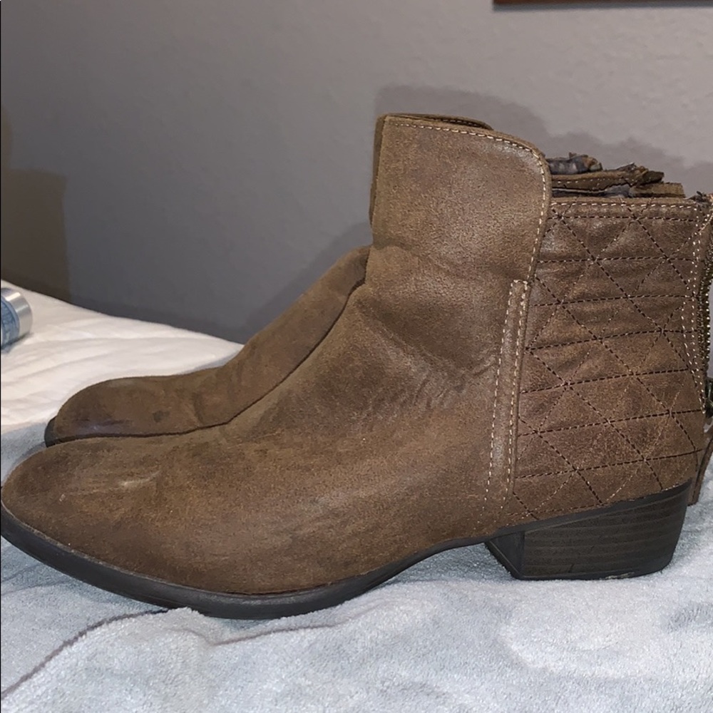 Brown booties